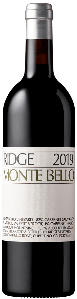 Ridge Vineyards - Santa Cruz Mountains Monte Bello 2019